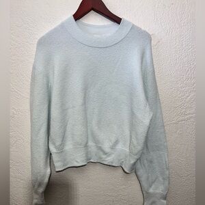 Vince Baby Blue Structured Boucle Sweater Size XS Excellent Condition